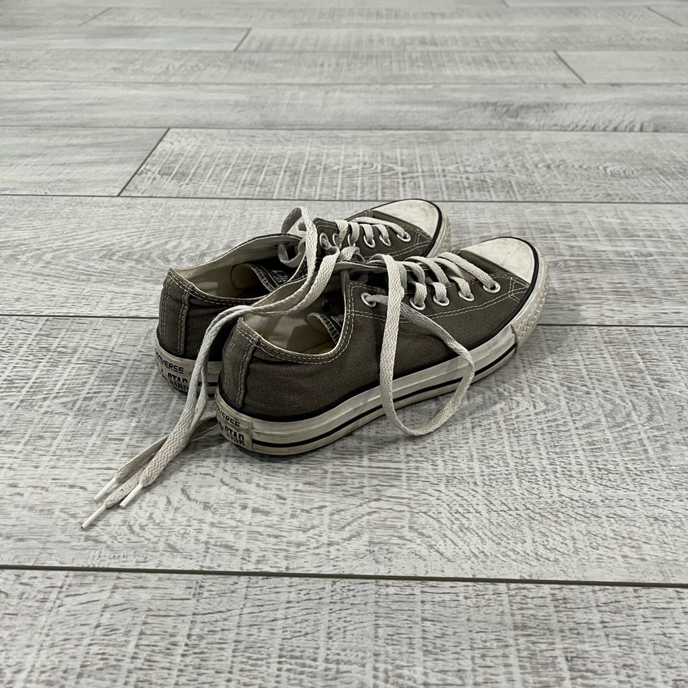 brown/green low converse